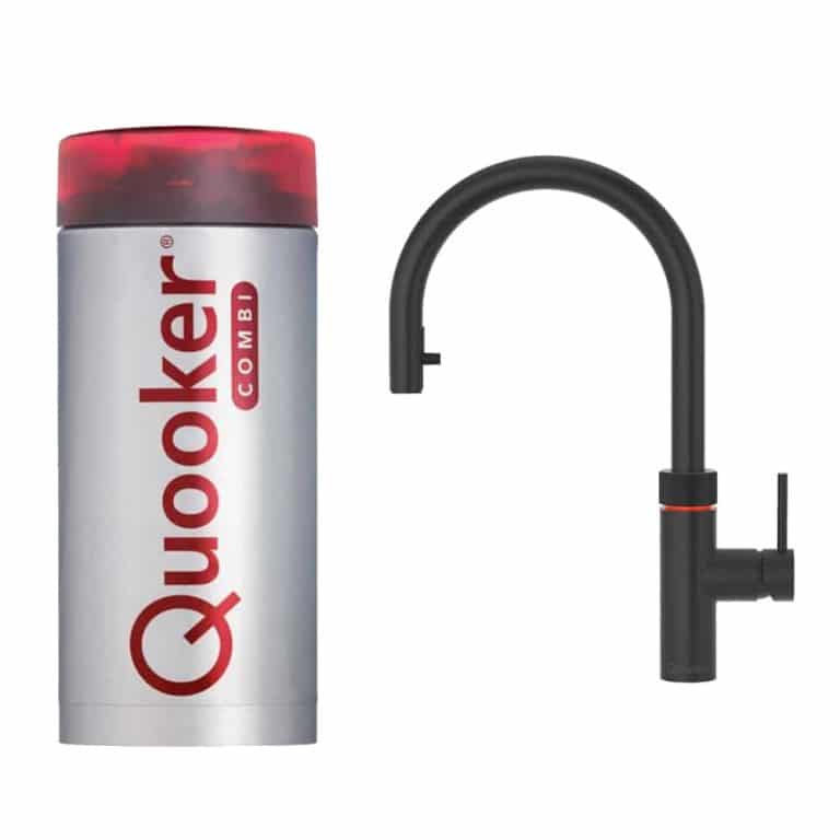 Quooker Flex Zwart Met Combi Reservoir Incl Montage